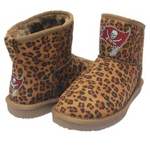 Tampa Bay Buccaneers NFL Licensed Womens Love Cuce Leopard Print Bling B... - £32.46 GBP