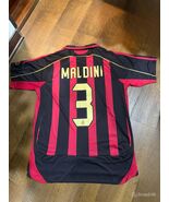 AC Milan 2006/07 Home Short Sleeve Shirt Name Set MALDINI#3 - $35.00