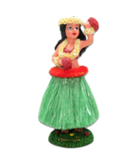 Hula Girl with Flower Dashboard Doll Large 6.5&quot; Hand Painted Hawaiian Ha... - €19,74 EUR