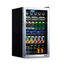 New Air Can Fridge Cooler Freestanding Beverage Center 126 Stainless Steel - $254.00