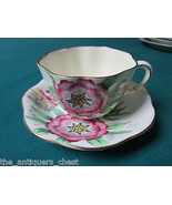 1940s  Vintage teacup  saucer Bone China Taylor Kent Longton England  OR... - £51.56 GBP