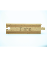 Personalised Birthday Gift for Fionn, Wooden Train Track Engraved with H... - £8.04 GBP