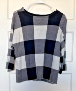 Worthington Black, White and Gray Knit Sweater Size M - €24,96 EUR