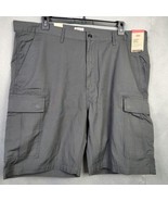 NWT Levi&#39;s Mens Carrier Cargo Shorts Size 44 Gray Cotton Casual 10&quot; Length  - $31.38 CAD