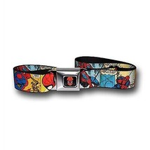 Spider-Man Comic Panels Seatbelt Belt Grey - £24.62 GBP