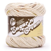 Spinrite Lily Sugar&#39;n Cream Yarn Ombres Super Size Sonoma 1 Pack of 2 Skein - $600.48 MXN