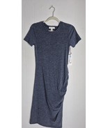 Treasure &amp; Bond Women’s NWT Sz Small Bodycon Dress Gray Heathered Knit R... - $437.24 MXN