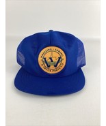 Wheeling WV Spring &amp; Truck Parts Trucker Vintage 80s Hat Cap Snapback Bl... - $658.76 MXN