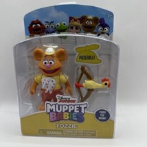 Fozzie Bow Arrow Disney Junior Muppet Babies Poseable 2.5&quot; Figure New in Package - £9.99 GBP