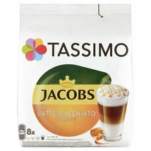 TASSIMO: Jacobs CARAMEL LATTE MACCHIATO -Coffee Pods -8 pods-FREE SHIPPING - £13.93 GBP