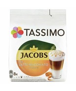TASSIMO: Jacobs CARAMEL LATTE MACCHIATO -Coffee Pods -8 pods-FREE SHIPPING - £13.97 GBP