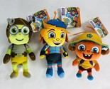 New! Lot of 3 - 8” Beat Bugs Plush Buzz, Jay &amp; Crick With Tags - $24.99