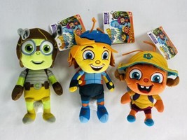 New! Lot of 3 - 8” Beat Bugs Plush Buzz, Jay &amp; Crick With Tags - £19.76 GBP