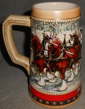 1988 Budweiser Beer Clydesdale Collector Series 24 Oz Mug Or Stein - £14.55 GBP