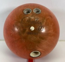 Vintage Orange 14 Lb 2 Oz Columbia 300 White Dot Bowling Ball - £23.34 GBP