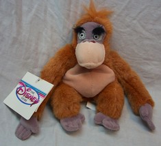 Walt Disney The Jungle Book King Louie Ape 8&quot; Bean Bag Stuffed Animal Toy New - £11.87 GBP