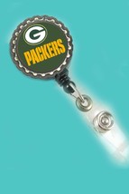 Green Bay Packers Football  work Retractable Reel ID Badge Holder nurse ... - $6.95