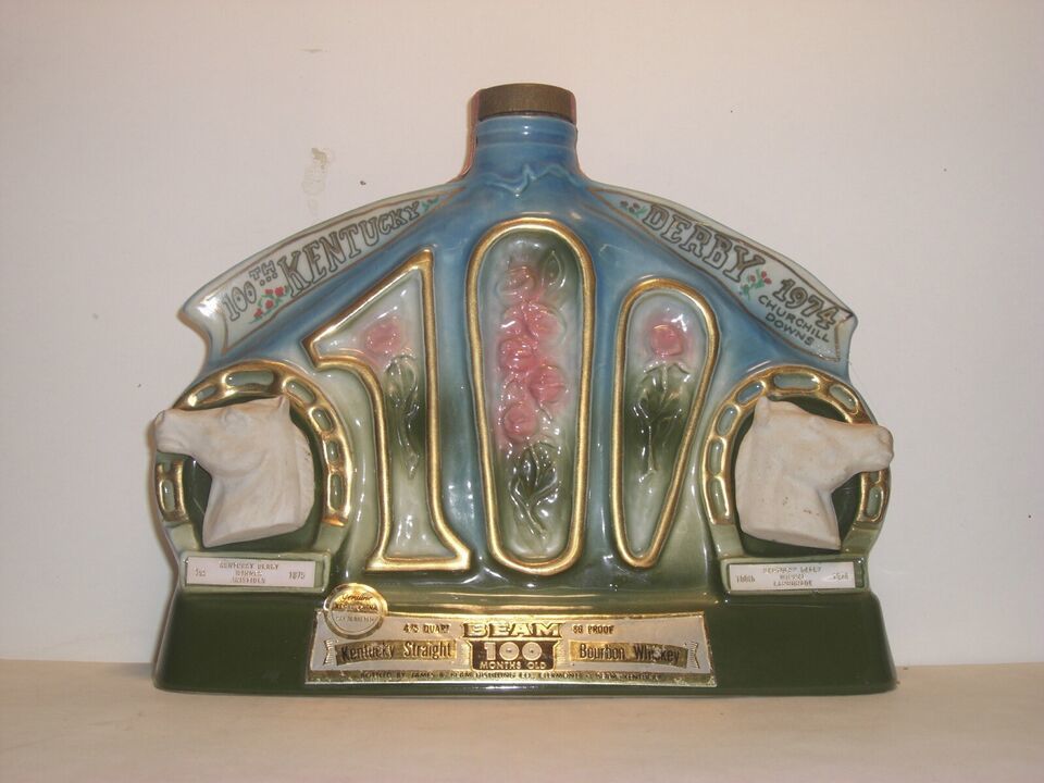 1974 - 100th Kentucky Derby Jim Beam decanter