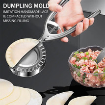 Kitchen Dumpling Mold Stainless Steel Dumpling Machine Pressing Home Baking Tool - £8.62 GBP