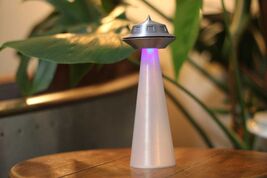 UFO Dome Lamp | 3D Printed Space Light | Alien Inspired Table Lamp - $11.00