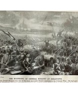1914 General Bosquet Wounded Sebastopol Crimean War Print Art Antique Mi... - $641.66 MXN