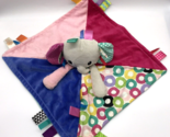 Taggies Lovey Elephant Security Blanket Sensory Soother Bright Starts - $19.99