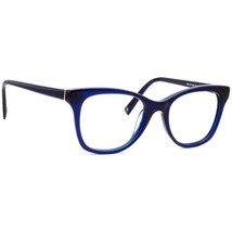 Warby Parker Eyeglasses Hallie 356 Lapis Crystal Semi Butterfly Frame 51... - $59.99