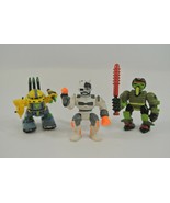 Galoob Zbots Lot of 3 Mini Action Figures Paragon 1992 L.G.T.I. Made in ... - £19.30 GBP