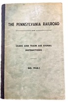 Book Pennsylvania Railroad Brake and Train Air Signal Instructions 1953 ... - $13.89