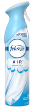 Febreze Odor-Eliminating Air Freshener Spray, Linen &amp; Sky, 1 ct, 8.8 fl oz - £5.52 GBP