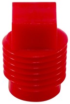 For Pipe Fittings P-28, Pe-Hd, To Plug Thread Size 1/4 Npt,, Red (Pack O... - £35.13 GBP