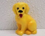 Vintage 90’s Lisa Frank Casey Yellow Labrador Dog Figure Figurine  2&quot; To... - $29.60