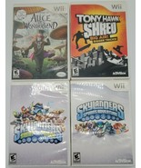 Wii Skylanders Lot Tony Hawk Shred , Alice in Wonderland - €19,17 EUR