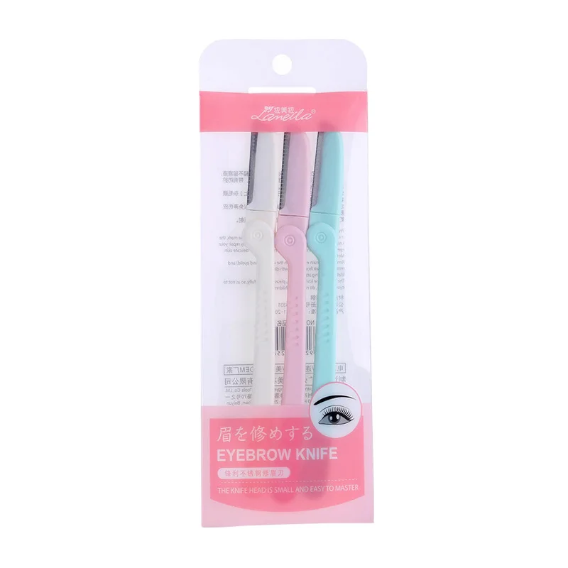 3Pcs/set Portable Eyebrow Trimmer Hair Remover Set Women Painless Razor ... - $18.07