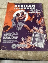 AFRICA SPEAKS Sheet Music &quot;African Serenade&quot; 1930 Columbia Picture Paul ... - $68.05