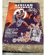 AFRICA SPEAKS Sheet Music &quot;African Serenade&quot; 1930 Columbia Picture Paul ... - €59,09 EUR