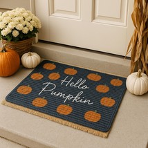 Handmade &#39;Hello Pumpkin&#39; Seasonal Doormat - $587.36 MXN