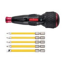 Vessel Electric Ball Grip Screwdriver with 5 Bits 220 USB-5 Japan import - $45.98
