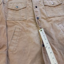 Kentfield Quality Fashion 4-Pockets Snap Button Tan Men's Jacket Size Medium image 3