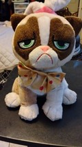 Grumpy Cat Plush Stuffed Toy With Bunny Rabbit Ears &amp; Bow Tie Easter - £10.83 GBP