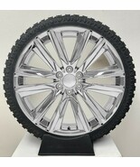 24&quot; Chrome Platinum Wheels X/T Tires Cadillac Escalade Chevy Tahoe GMC Y... - $50,918.02 MXN