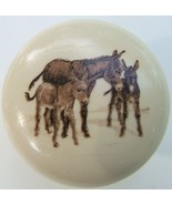 Cabinet Knobs Knob w/ Donkey Family - €4,51 EUR