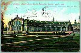 AYPE Agriculture Building Seattle WA 1909 DB Postcard I9 - £3.51 GBP