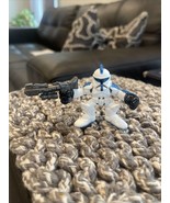 2004 HASBRO Star Wars Galactic Heroes CLONE TROOPER 2&quot; Mini White Action... - $62.34 MXN