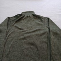 Under Armour Sweatshirt Men's Size Large Gray Quarter Zip Long Sleeve Pullover image 11