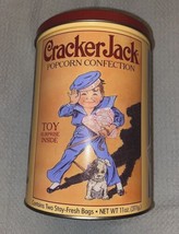 Vintage Cracker Jack 1991 Limited Edition Tin Canister Baseball Sailor Girl - $12.50