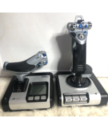 Logitech Saitek X52 HOTAS Flight Control System Joystick & Throttle/ Untested - £51.33 GBP