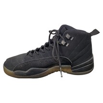 Vintage Nike Air Jordan 12 XII OVO Retro Athletic Shoes Boys Sz 6Y Black Mid Top - £37.13 GBP