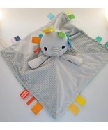 Elephant Baby Lovey Security Blanket Plush Taggies Bright Starts Baby Gray - £10.24 GBP