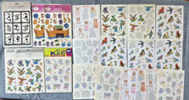 Assorted Lot of Animal Themed Sticker Sheets 29 Pieces Some Used SKU - £34.28 GBP